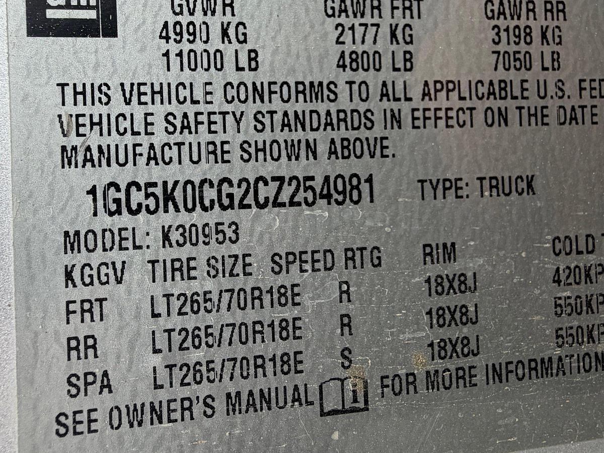 Used 2012 Chevrolet Silverado 3500HD Ext. Cab 4x4 pickup