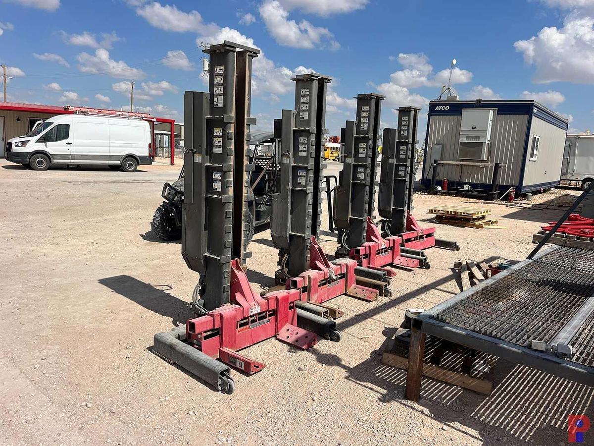 Used SET OF (4) GRAY WPLS-180WI3 PORTABLE HEAVY DUTY TRUCK LIFTS