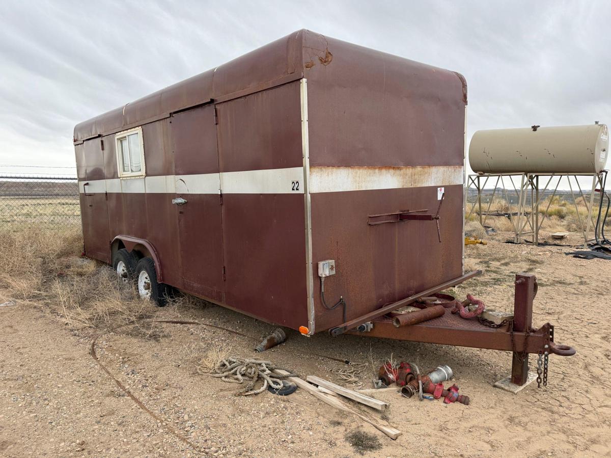 Used Shopbuilt 20’ t/a Doghouse Trailer