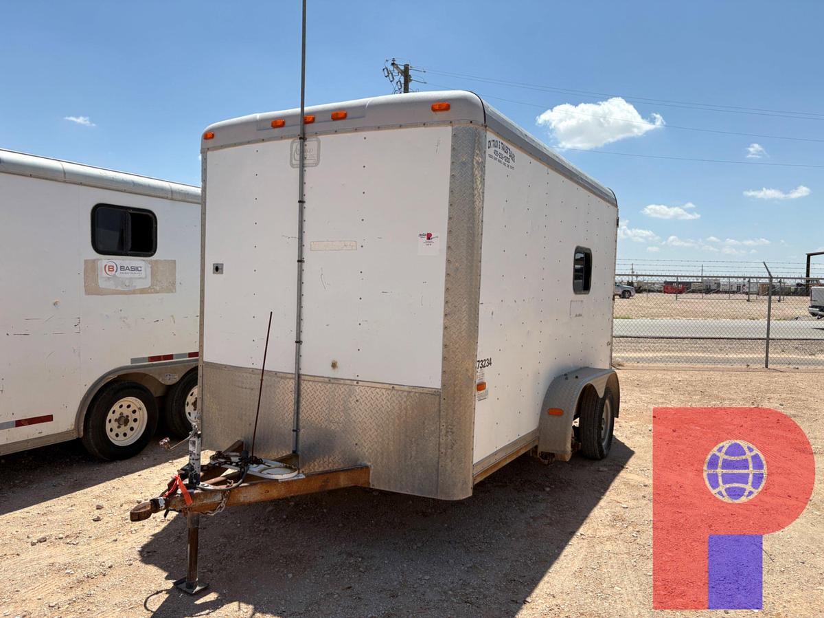 Used 2012 CARGO CRAFT 12’ X 7’ T/A BUMPER PULL CREW TRAILER
