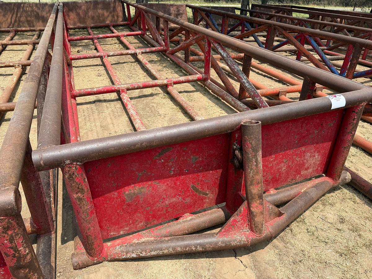 Used 40’L x 8’W x 3’H SKIDDED PIPE TUB