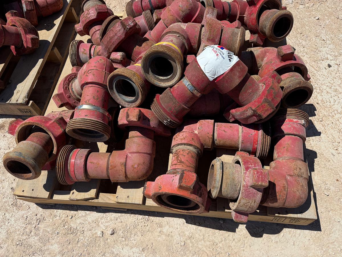 Used PALLET W/ (15) 3” FIG 1002 10K WP ELBOWS