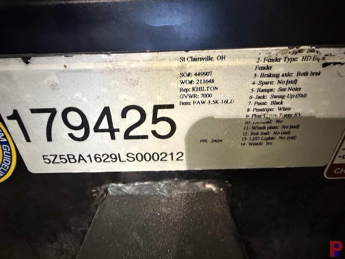 Used SCADA LINK REMOTE TERMINAL UNIT PKG. W/ 6 KW GENERATOR ON 14’ T/A BUMPER TRAILER