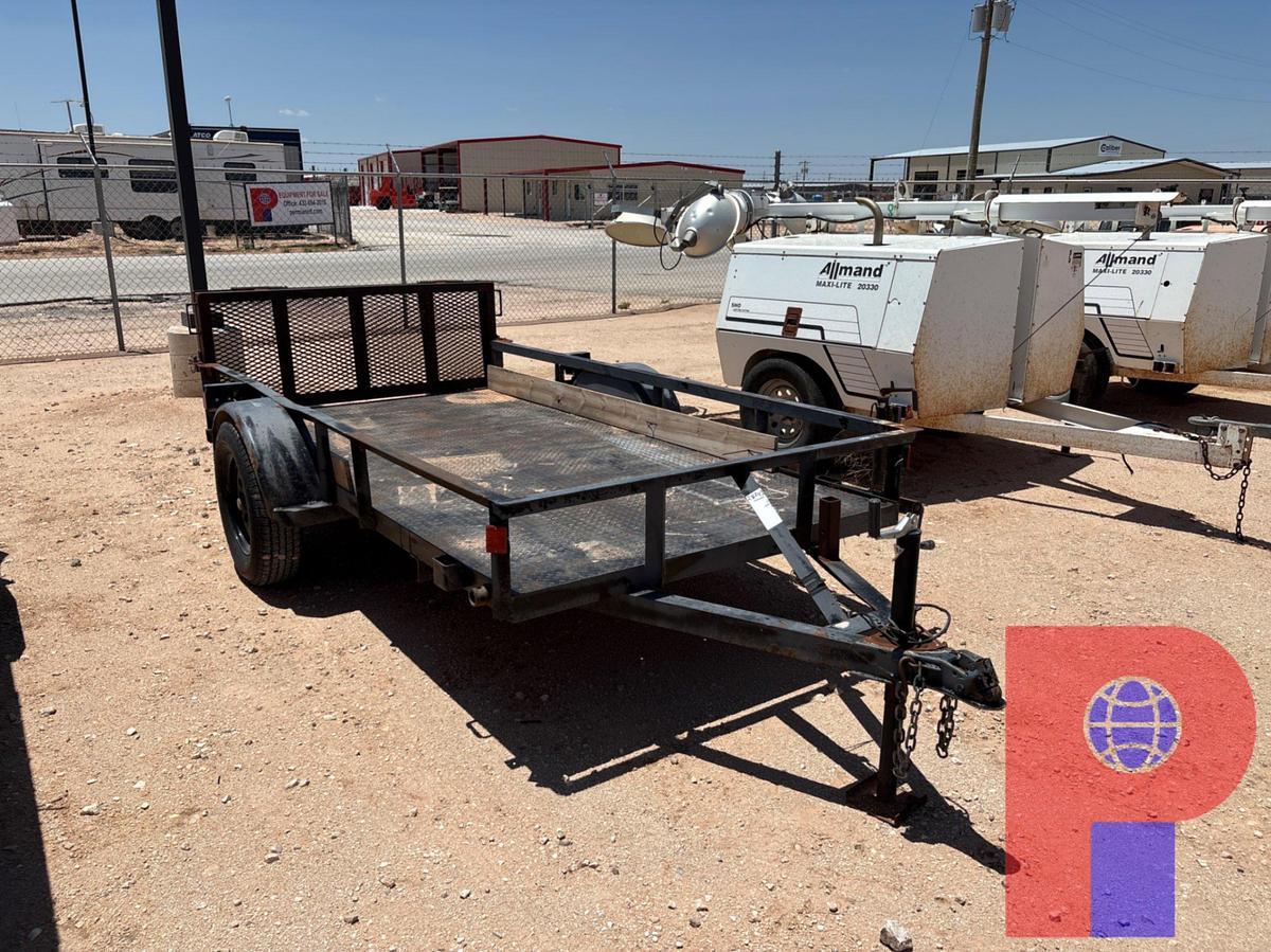 Used SHOPBUILT 10’ X 5’ S/A BUMPER PULL UTILITY TRAILER