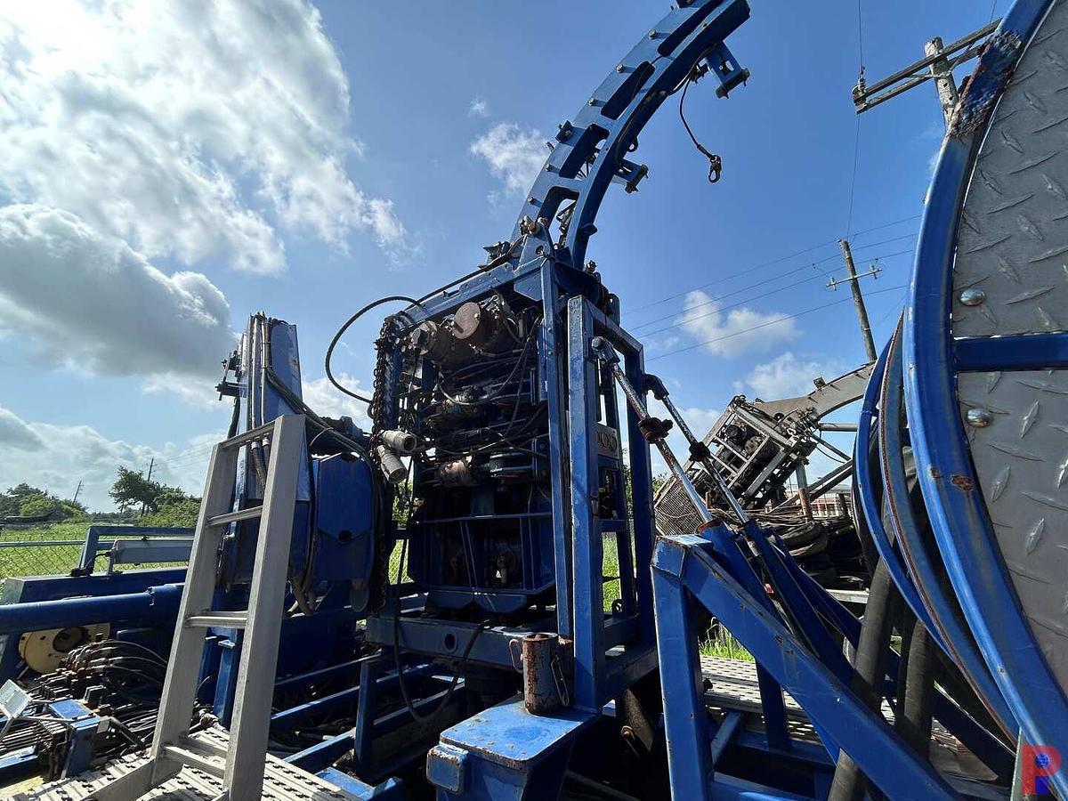 Used LEADER ENERGY COILED TUBING UNIT ON TRI AXLE TRAILER