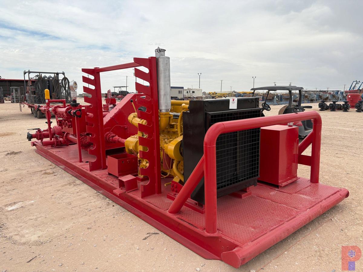 Used GARDNER DENVER PAH TRIPLEX PUMP UNIT, SKIDDED