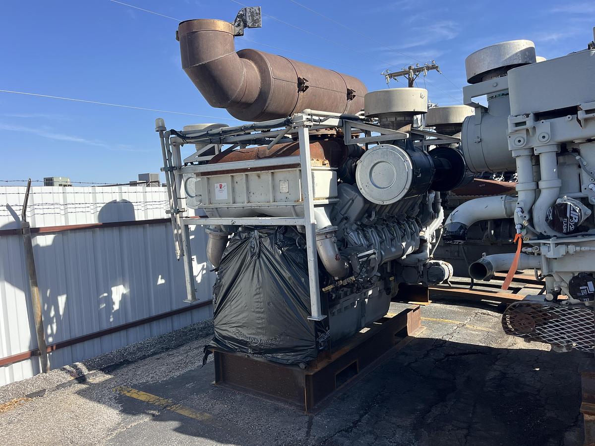 Used MTU 12V4000 2,250 HP FRAC PUMP DIESEL ENGINE
