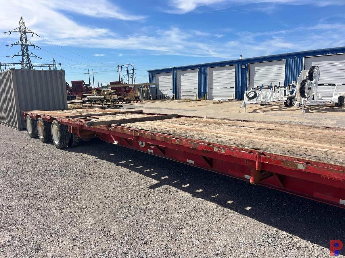 Used 2014 BLACKSTONE  53’ TRI-AXLE OILFIELD STEP DECK TRAILER W/ RTB