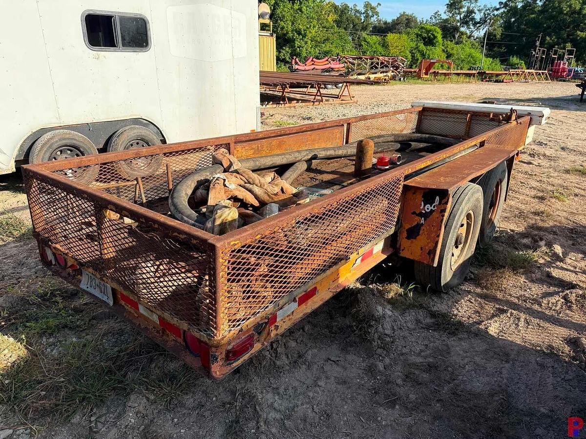 Used 18’ X 5’ T/A BUMPER PULL BOP / TOOL TRAILER