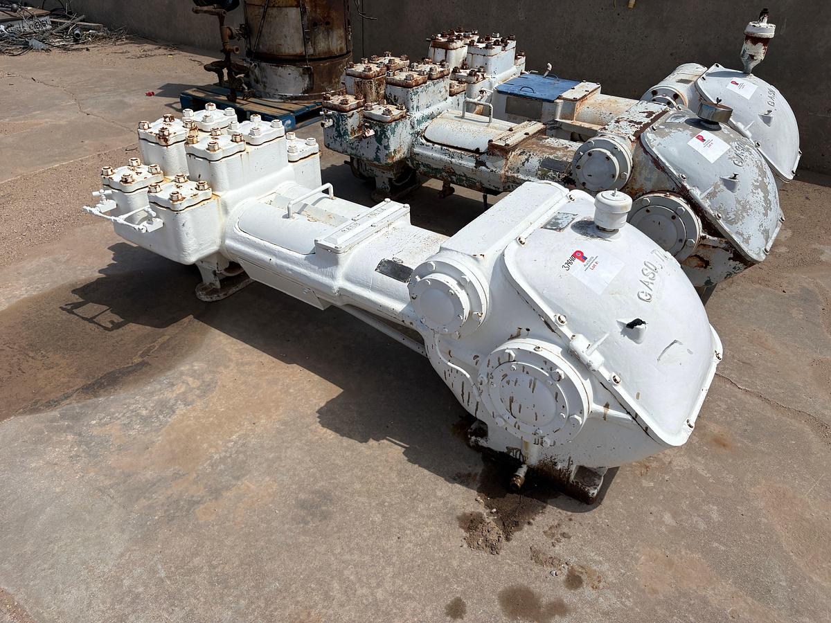 Used Gaso 1500 series 2-1/2 — 5x10 duplex pump