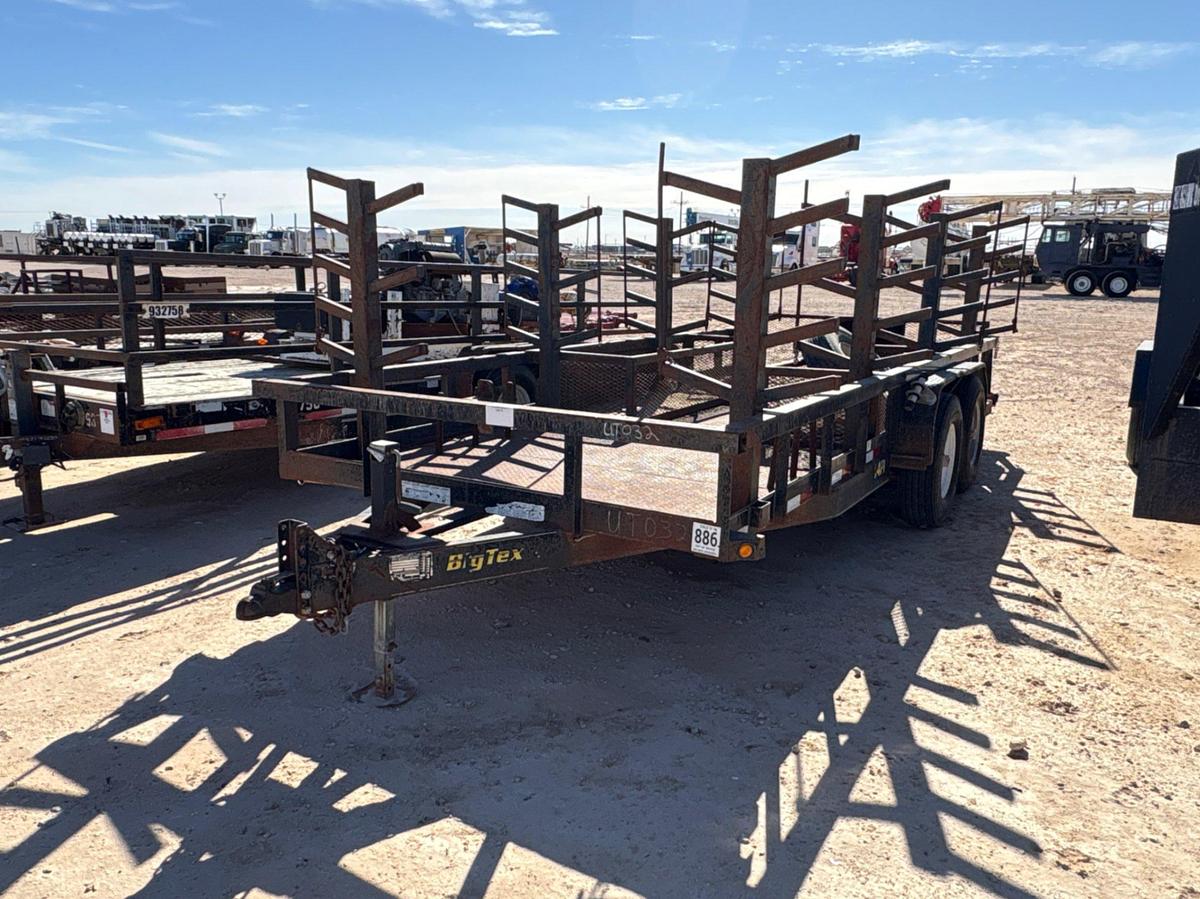 Used 2012 BIG TEX 18’ X 7’ T/A BUMPER PULL UTILITY TRAILER
