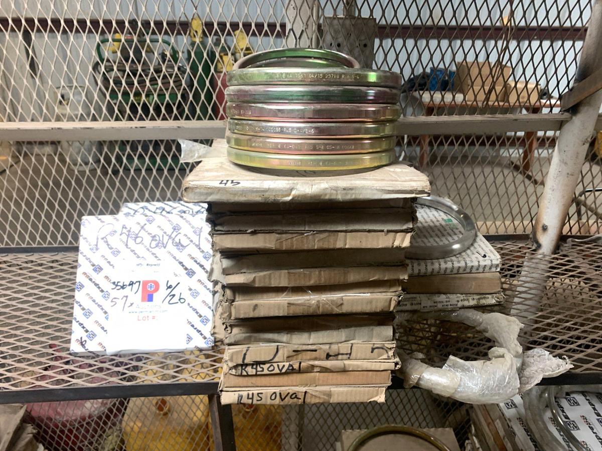 Used (57) R45, R46, R47 Oval Flange Gaskets