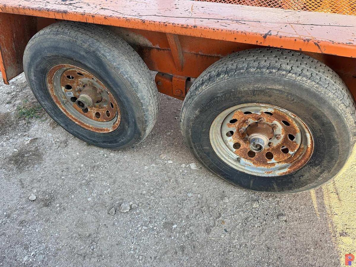 Used SHOP BUILT 10’ T/A BUMPER PULL BOP TRAILER