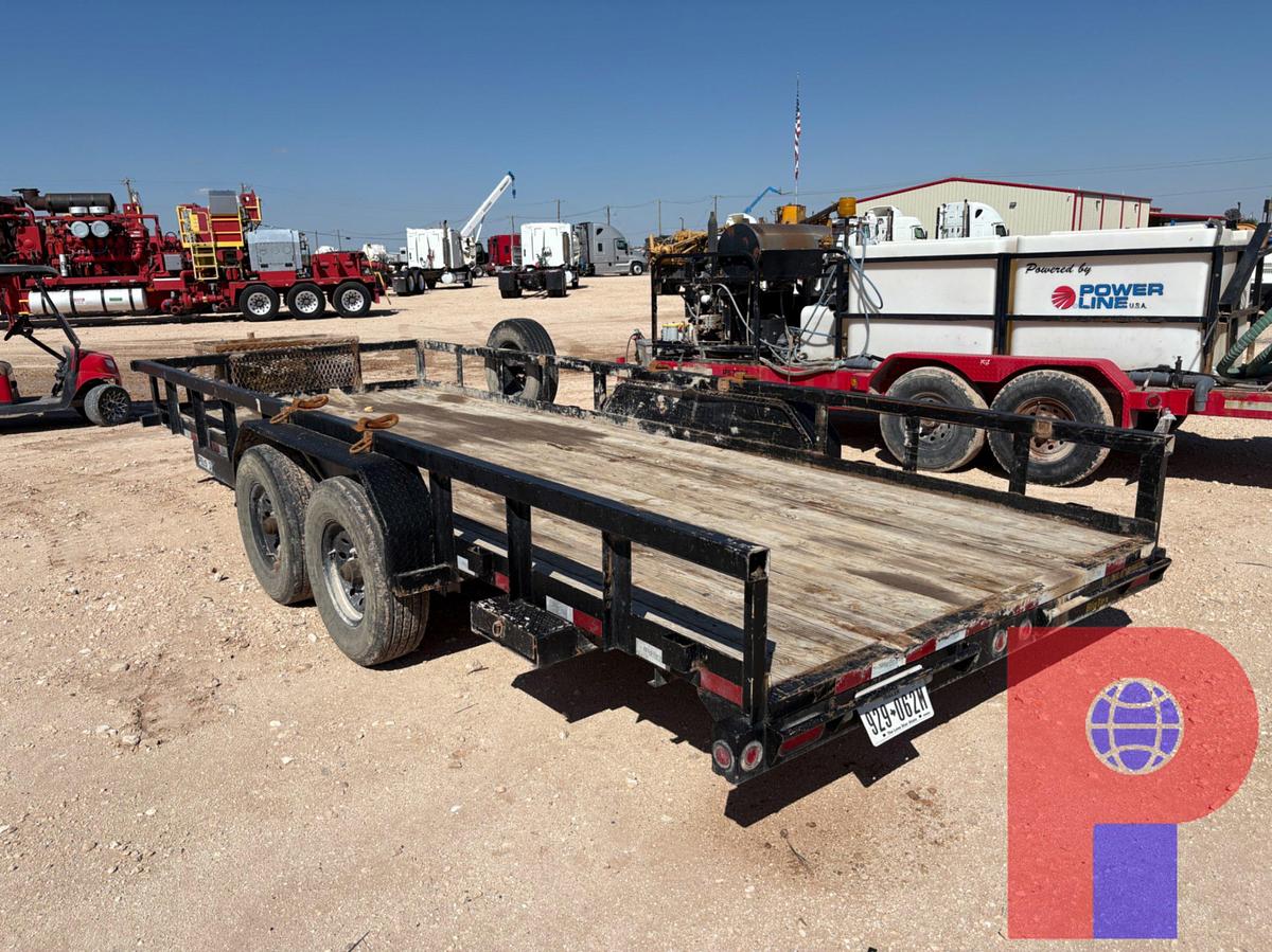 Used 2022 BIG TEX 20’ X 7’ T/A BUMPER PULL UTILITY TRAILER