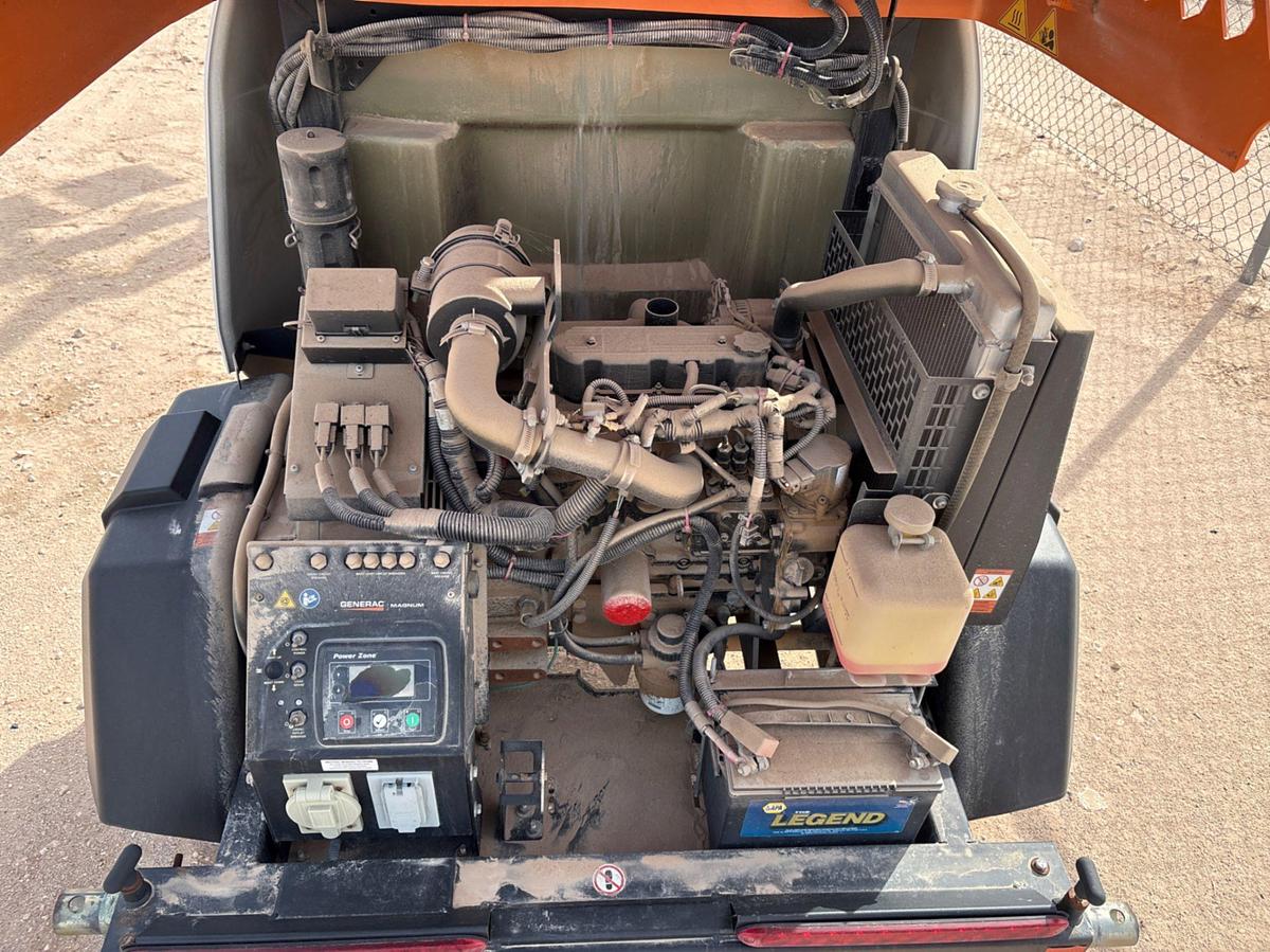 Used 2018 GENERAC MLT6SMD 6KW S/A BUMPER PULL LED LIGHT TOWER