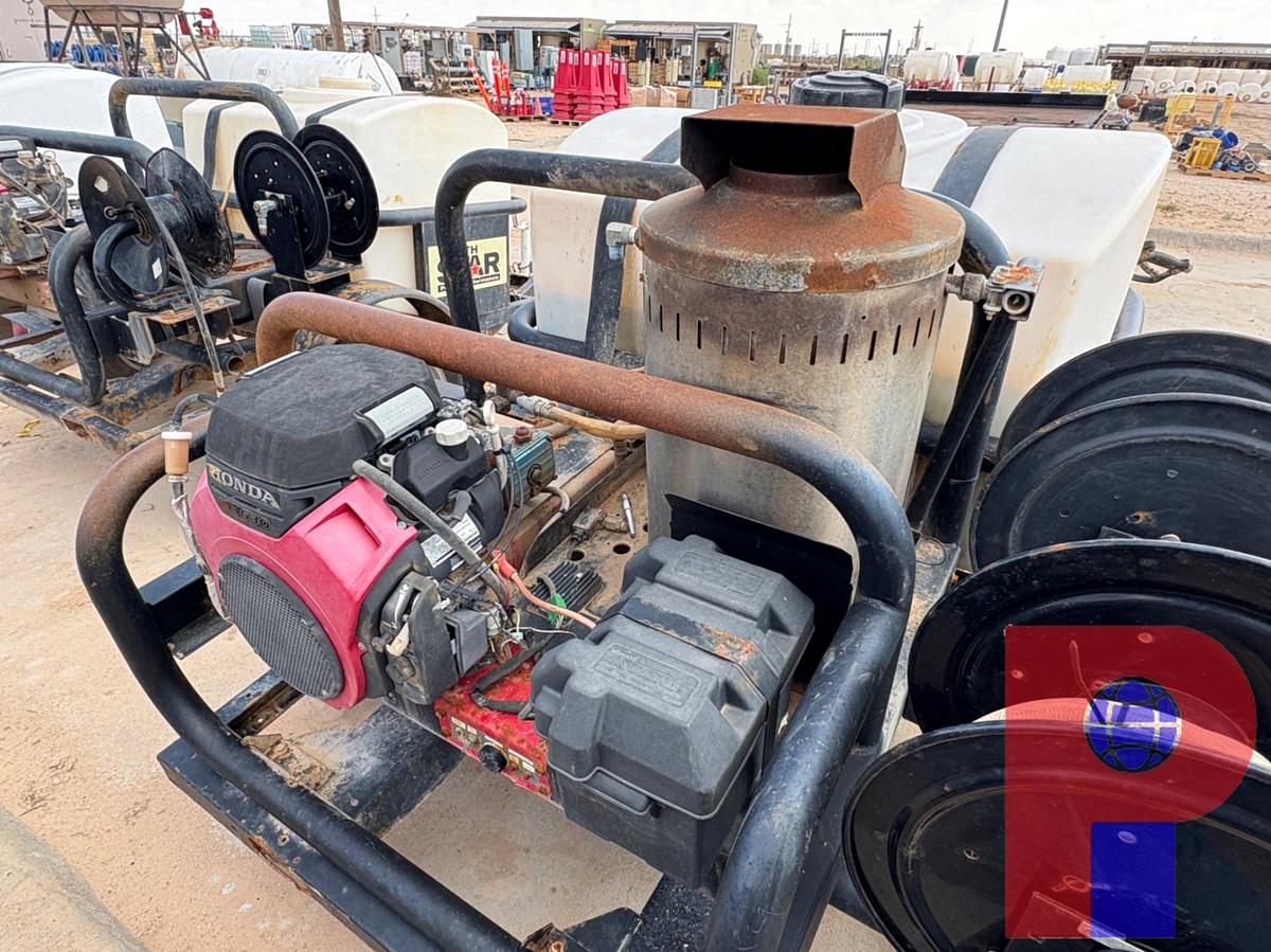 Used 2021 NORTHERN TOOL 7’ X 4.5’ S/A BUMPER PULL PRESSURE WASHER TRAILER