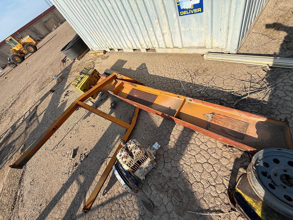 Used (1) CABOT 40 D, (1) CABOT TYPE 11 PUMPING UNIT GEAR BOXES, (3) SKIDS, & RELATED, INCOMPLETE F/ PARTS