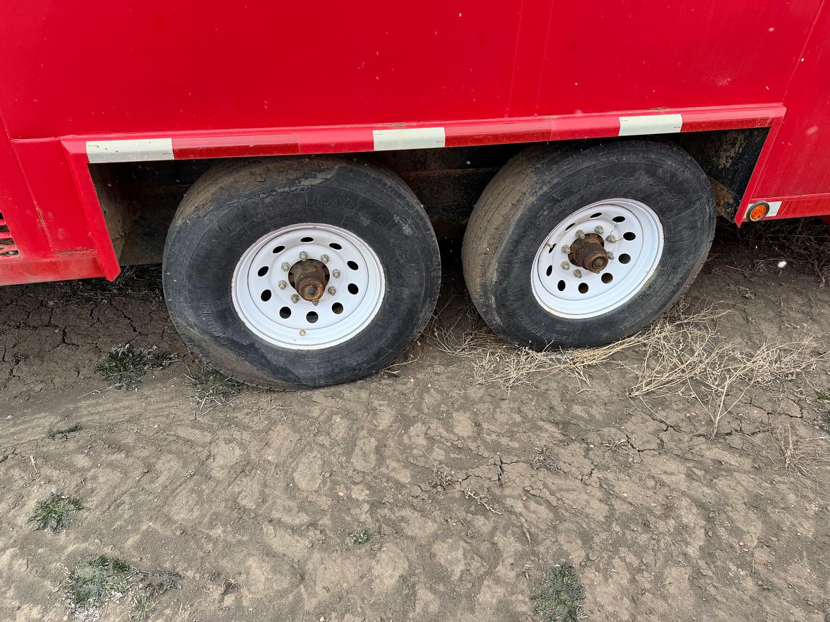 Used 2019 CHAOS METAL WORX 24' GN DOG HOUSE / TOOL TRAILER