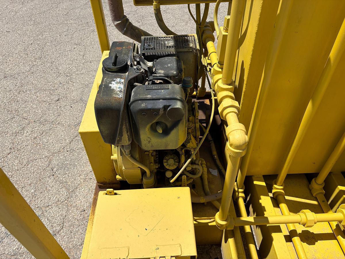 Used Meyer 4-station closing unit, skidded