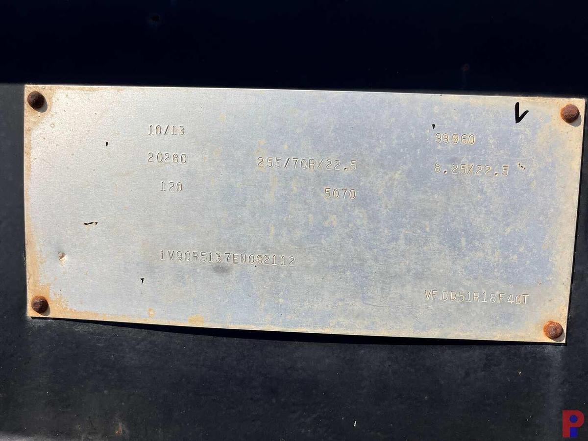 Used 2014 VIKING 53’ X 102” TRI AXLE 40 TON EQUIPMENT LOWBOY