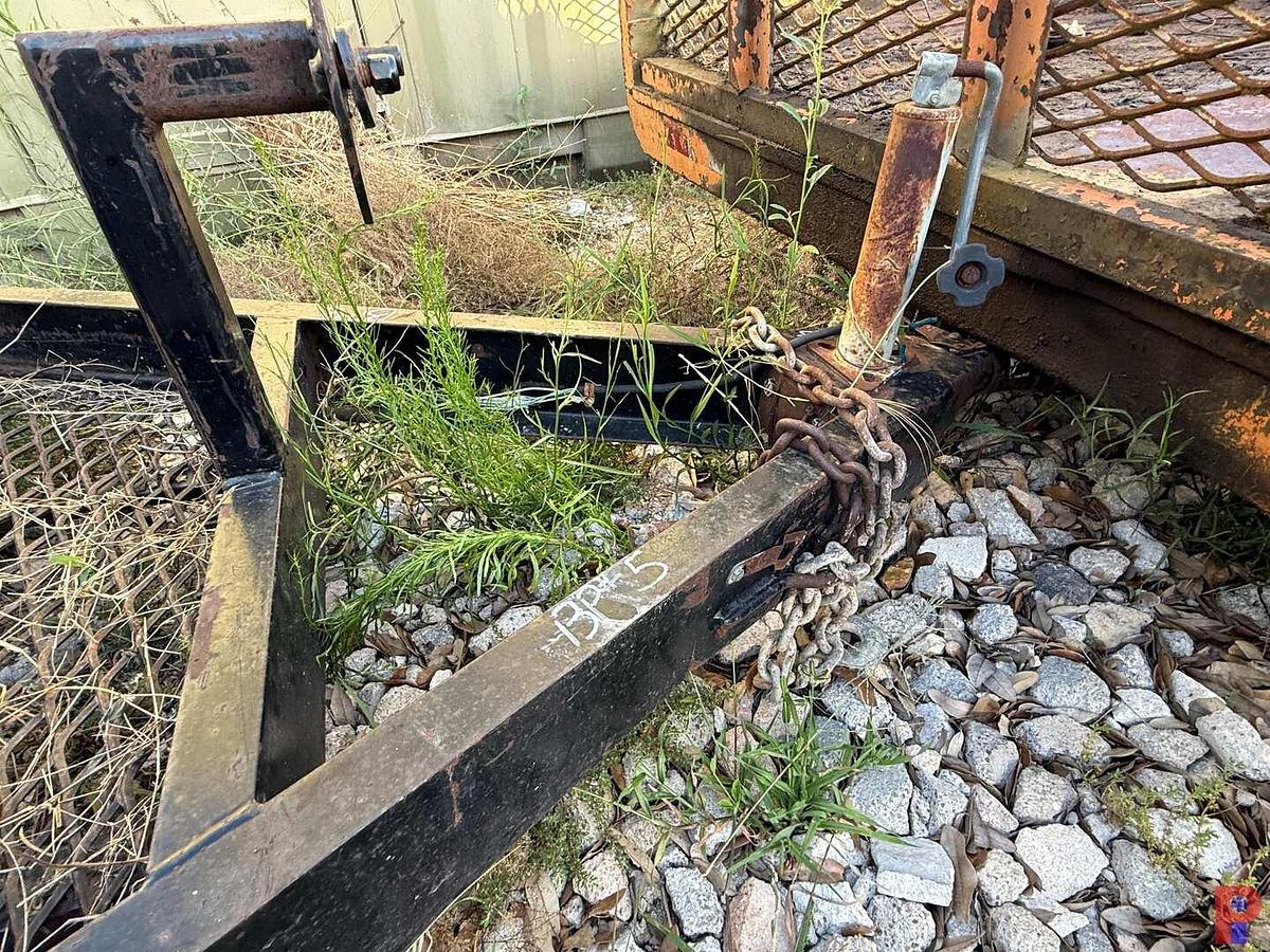 Used 12’ T/A STEEL FLATBED BUMPER PULL TRAILER