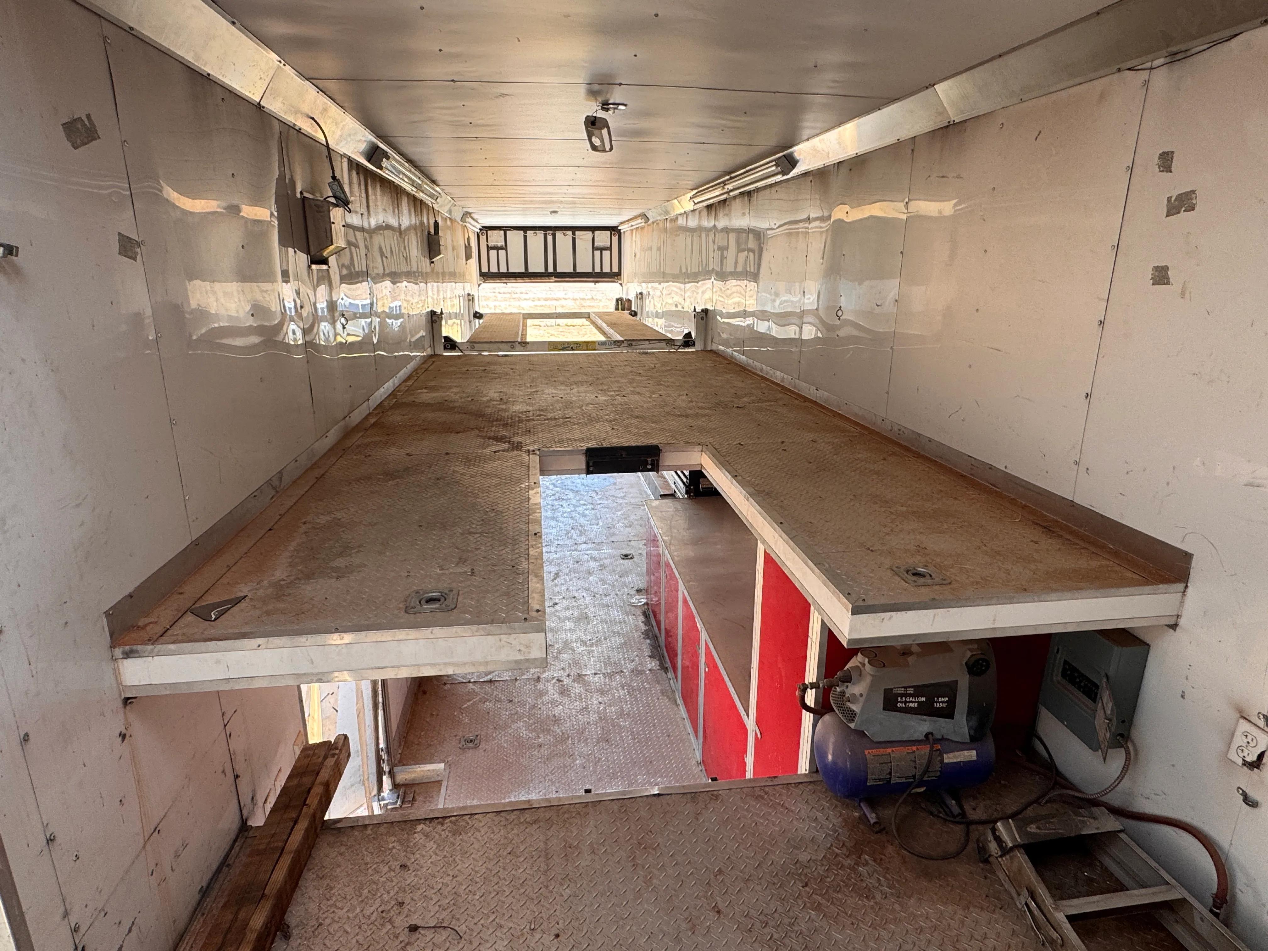 Used 2007 Freightliner M2 & Race Car Stacker Trailer Package