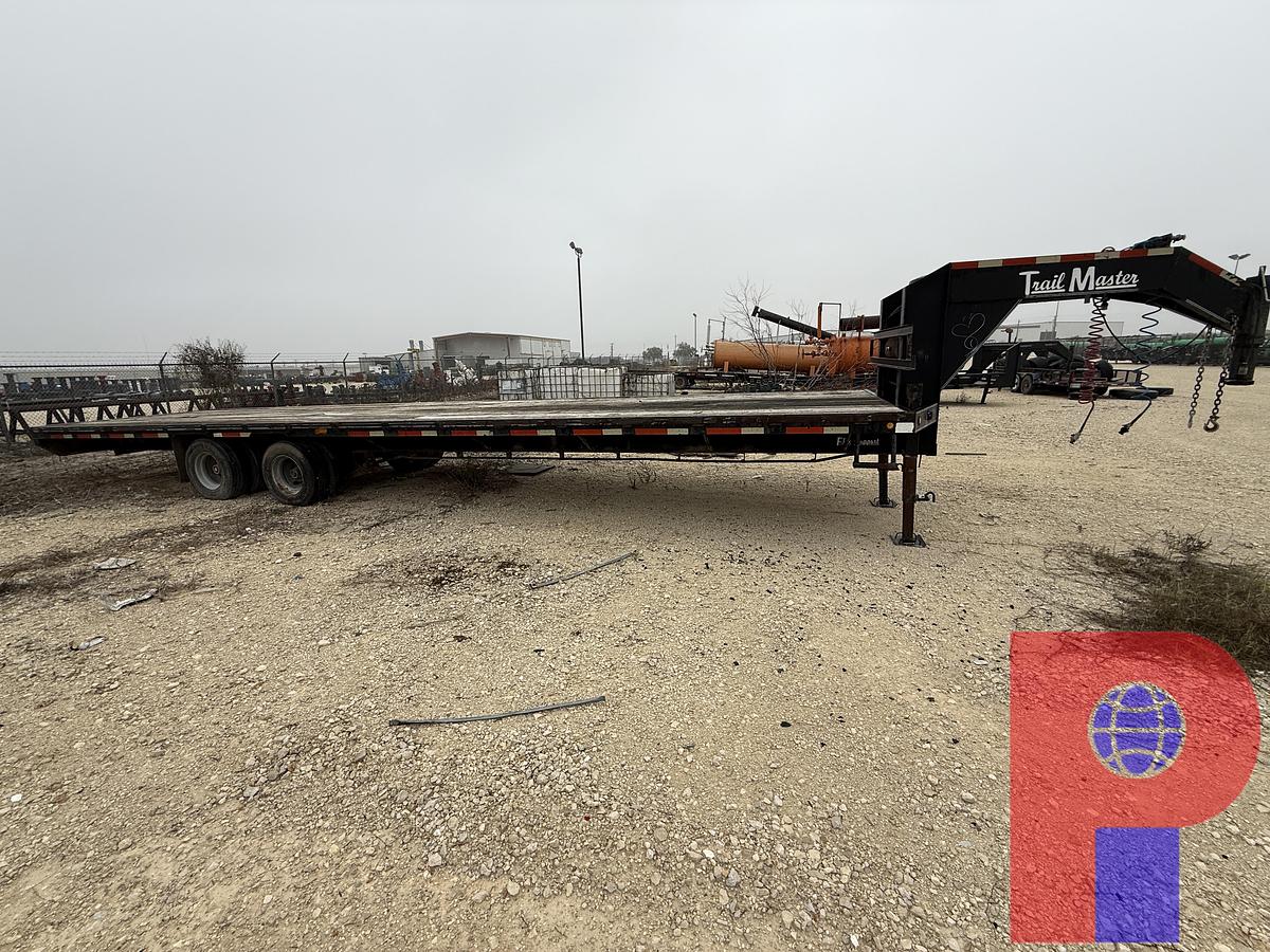 Used 2012 TRAIL MASTER 35’ X 102” FLEX T/A DUAL WHL GOOSENECK TRAILER