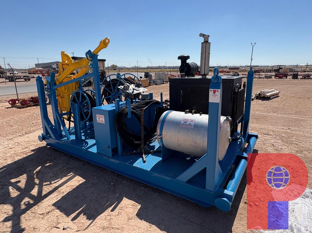 Used BOWEN 2.5 85-TON POWER SWIVEL UNIT, SKIDDED