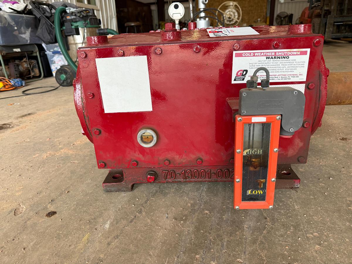 Used (UNUSED) GARDNER DENVER MODEL TY-375S 10K WP TRIPLEX PUMP