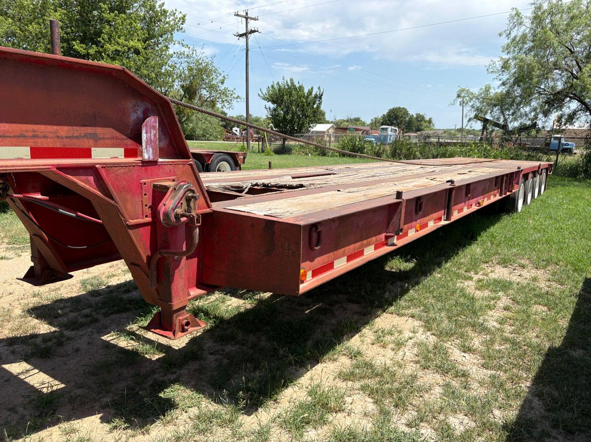 Used 2006 ATOKA 54’ X 108” 4-AXLE 65 TON LOWBOY TRAILER