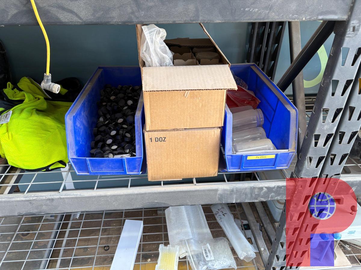Used 6’ X 2’ X 6’ SHELVING UNIT W/ LAB EQUIPMENT