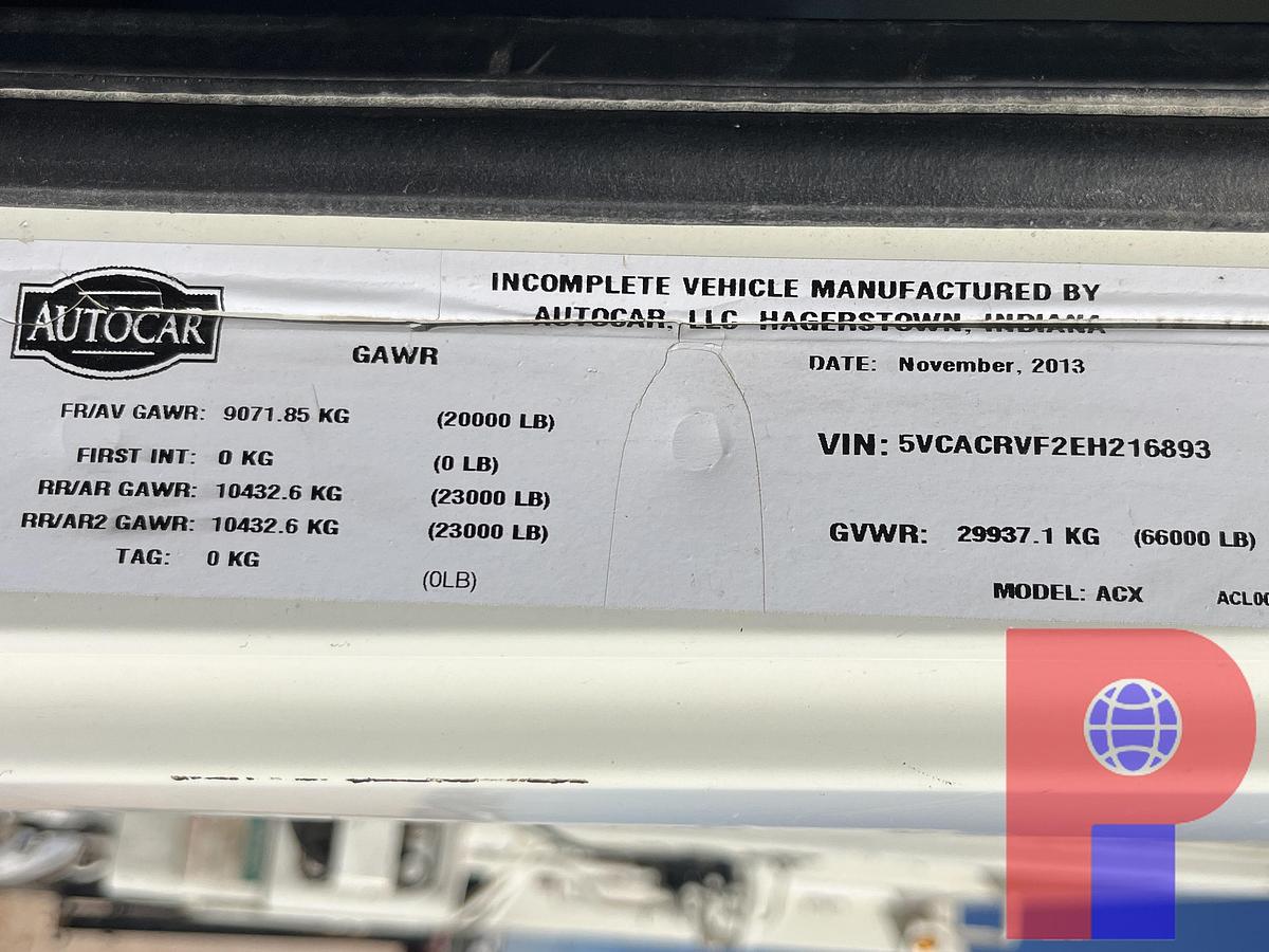 Used 2014 AUTOCAR XPEDITOR T/A 29YD CAB OVER TRASH TRUCK