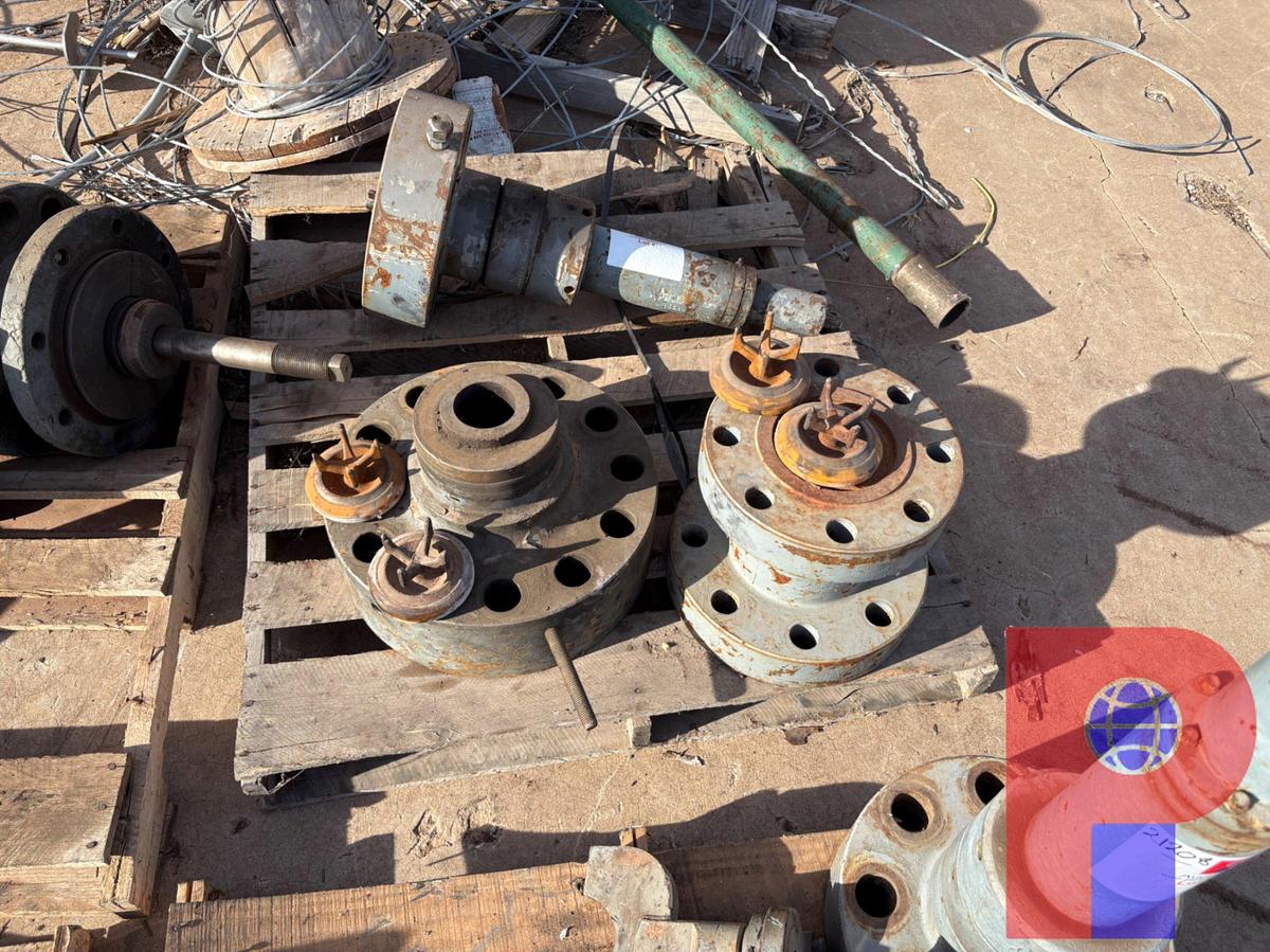 Used (4 PALLETS) OF ASSORTED GATE VALVE/FRAC VALVE PARTS