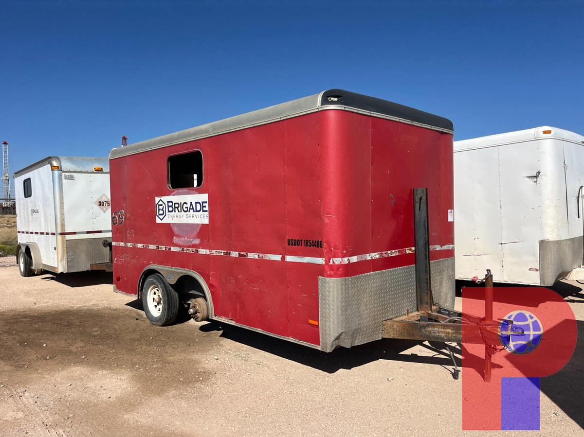 Used 2007 PACE 14’ T/A DOG HOUSE TRAILER