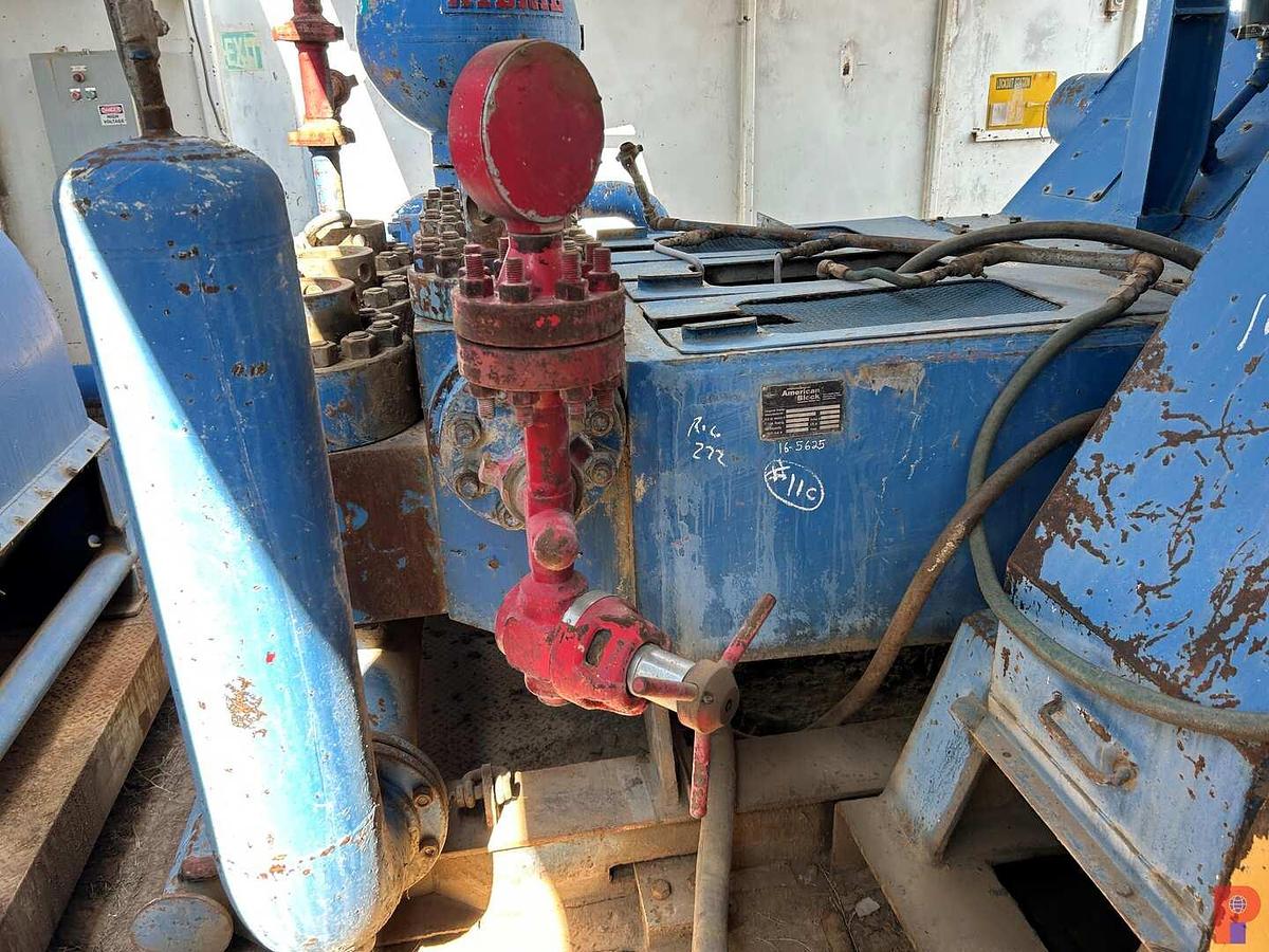 Used NATIONAL 10-P-130 TRIPLEX MUD PUMP P/B CATERPILLAR D399 ENGINE