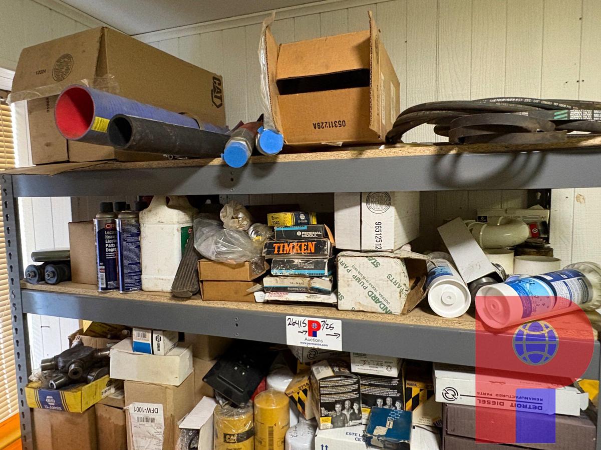 Used (1) 5’ X 2’ X 6’ SHELF & (1) 5’ X 2’ X 3’ SHELF W/ CONTENTS