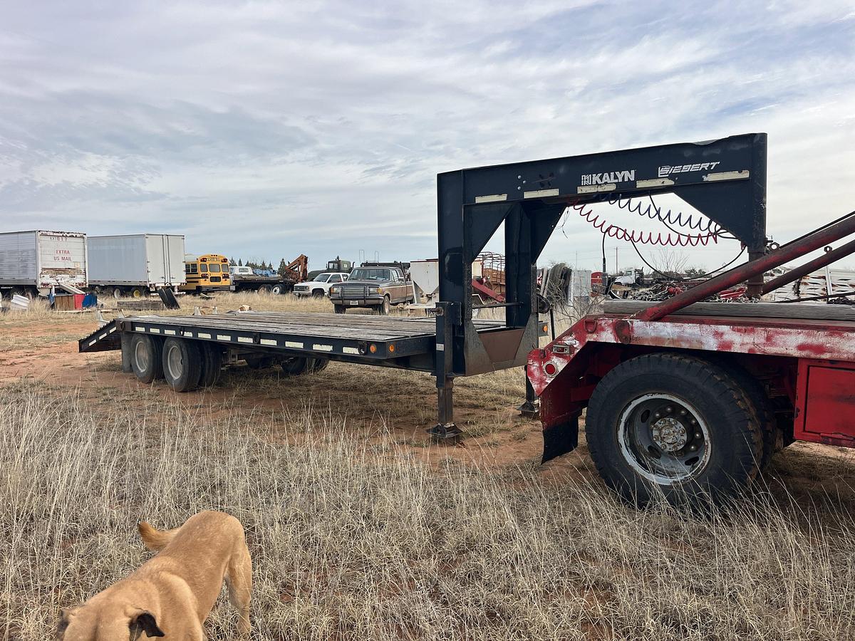 Used 1997 KALYN SIEBERT 25’ DOVE TAIL GOOSENECK TRAILER
