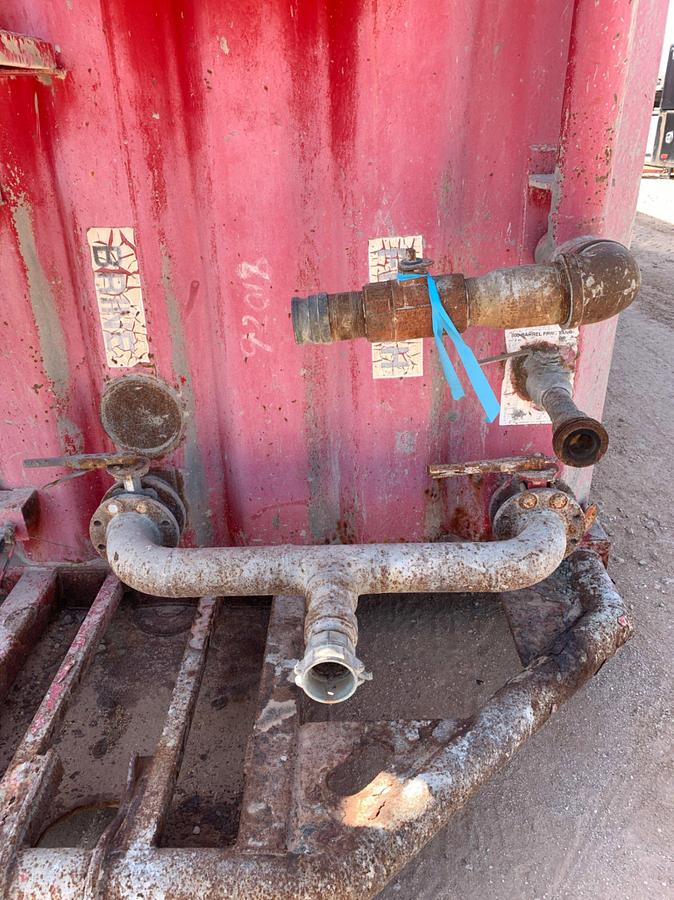 Used 46’L x 8’W x 10’ T 612bbl Rolling Frac Tank