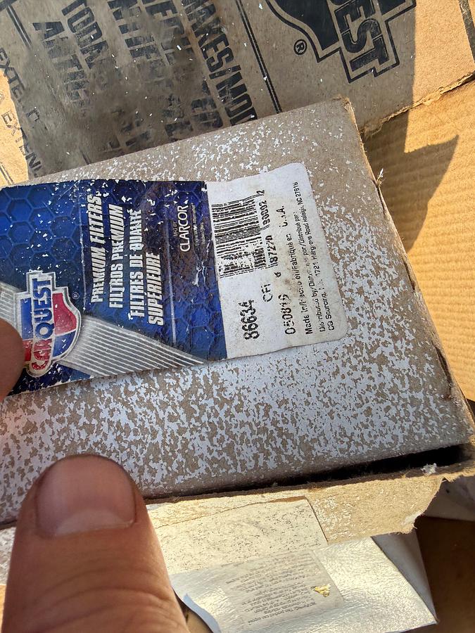 Used (2) PALLETS W/ CAT, CARQUEST, & DONALDSON FILTERS