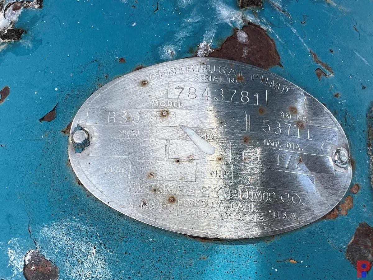 Used DEUTZ MODEL  F5L912 5-CYLINDER DIESEL ENGINE MTD ON A  SHOPBUILT SINGLE AXLE TRAILER