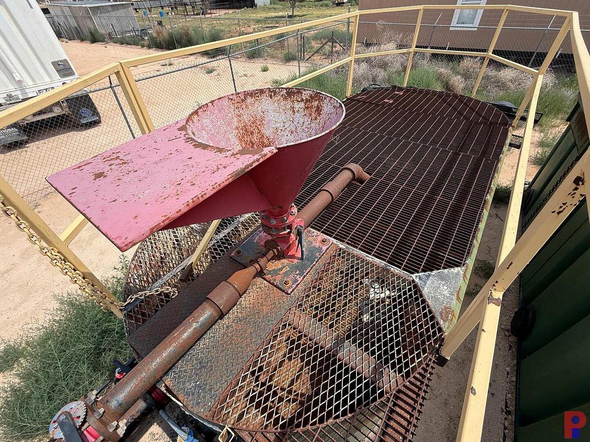 Used 17’L X 7.5’W X 5’H  SGL. COMPARTMENT 90 BBL MIXING TANK