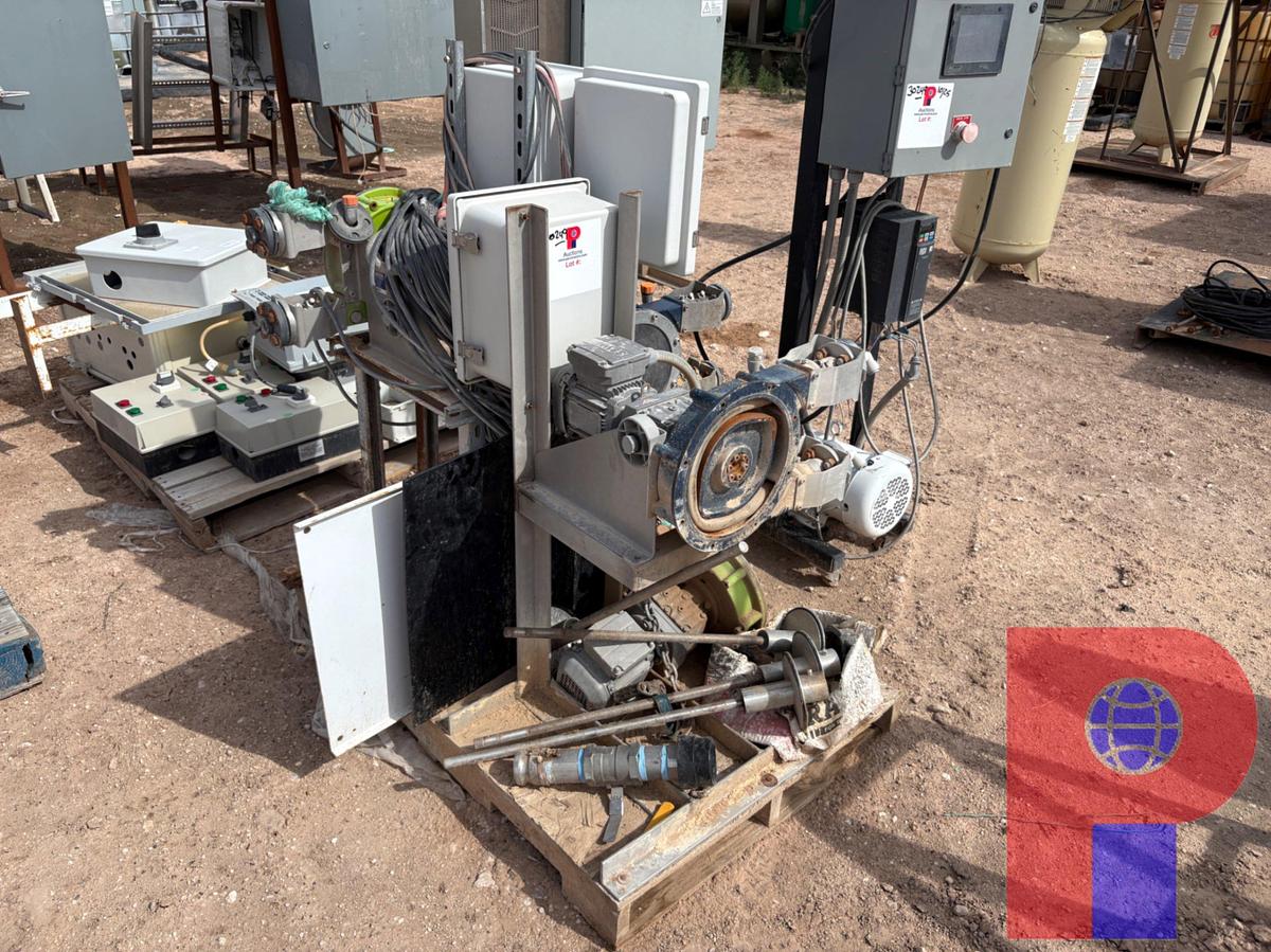 Used FLOWMOTION CHEMICAL PUMP SKID W/ BALDOR 7.5HP ELECTRIC MOTOR