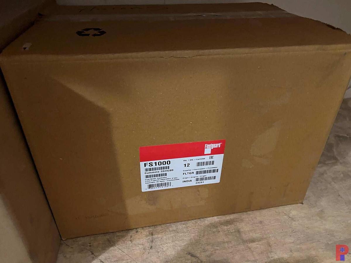 Used 2 - SHELVES CONTAINING FLEETGUARD FILTERS TO INCLUDE: SEE DETAILS