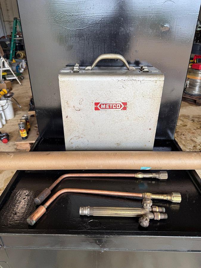 Used METCO SP Thermo Spray Gun with case, accessories