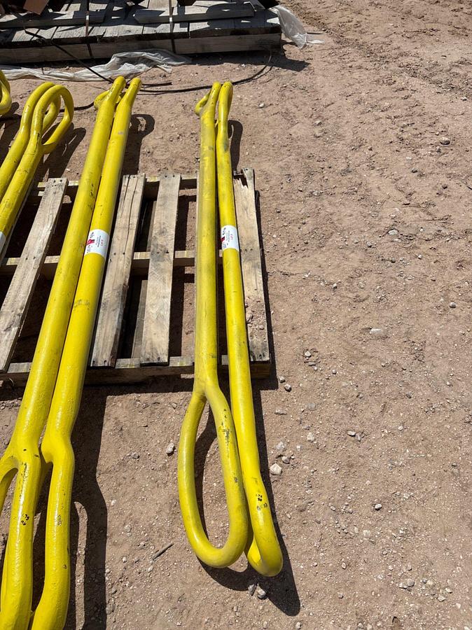 Used (2) 1-3/4” x 88” elevator links