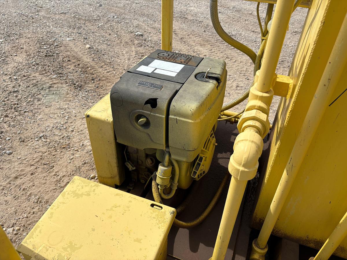 Used Meyer 4-station closing unit, skidded