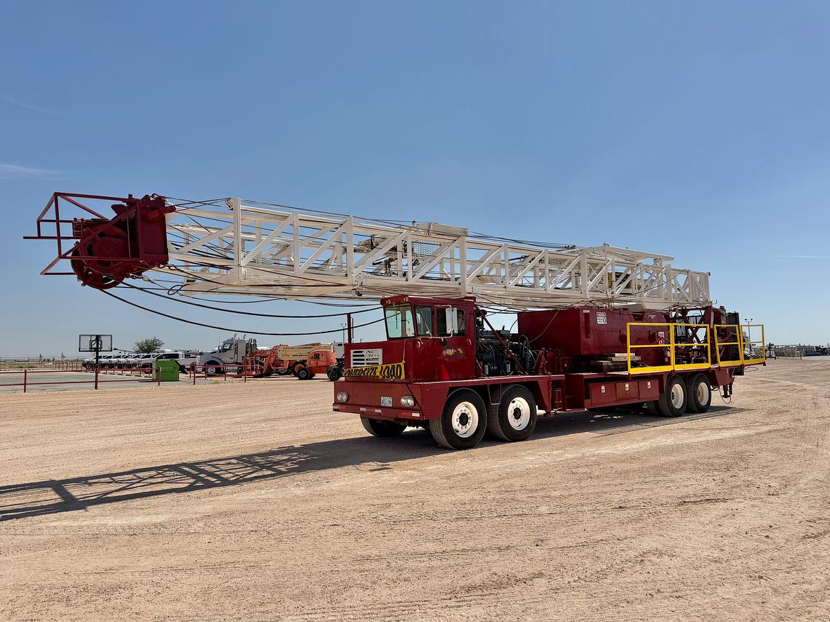 Used 1980 TAYLOR 4-AXLE WELL SERVICE RIG