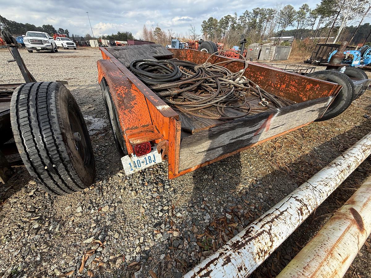 Used 2000 UT  10’ T/A BUMPER PULL UTILITY TRAILER