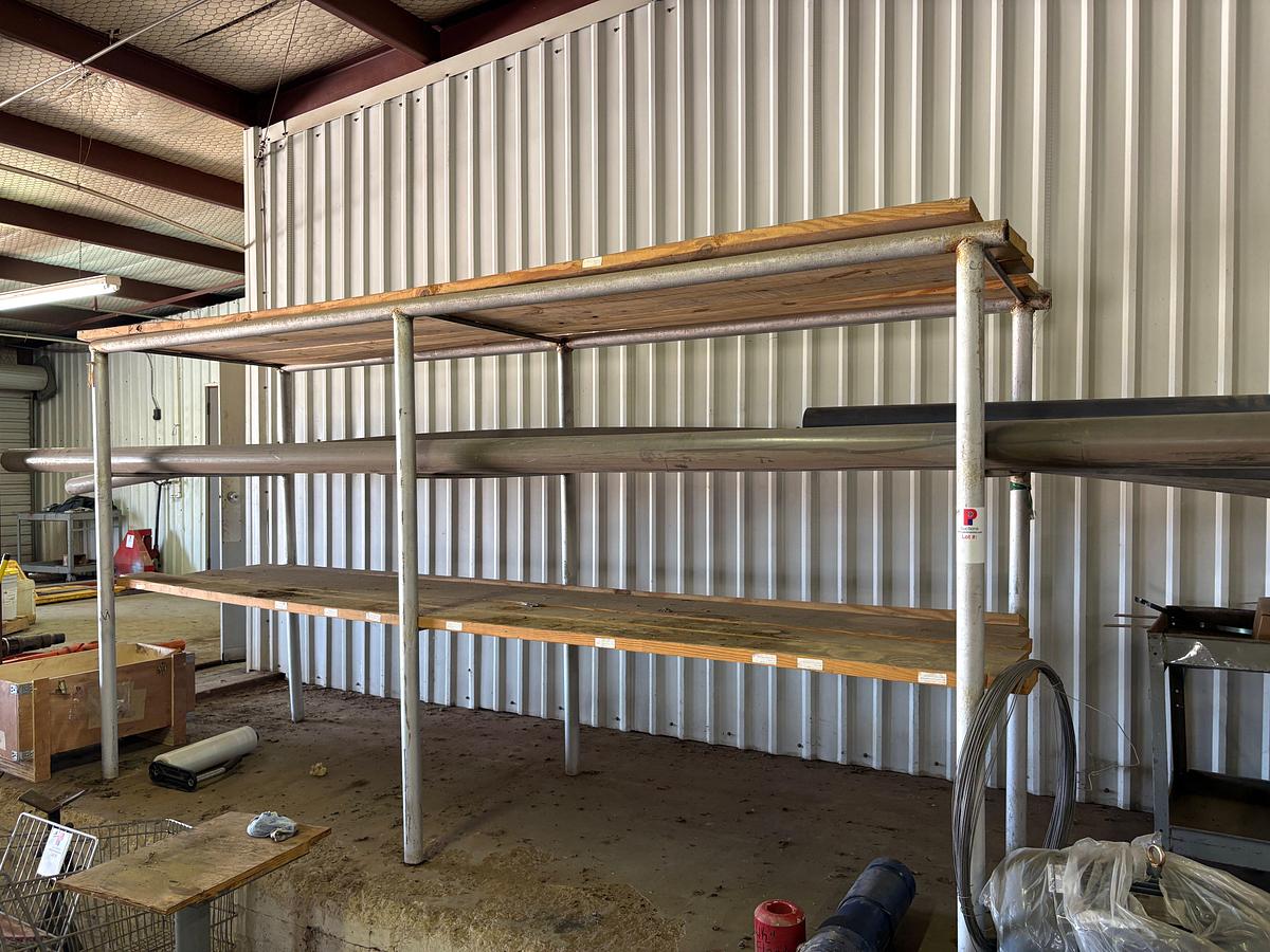Used 12’ x 3.5’ x 6’ shelving unit