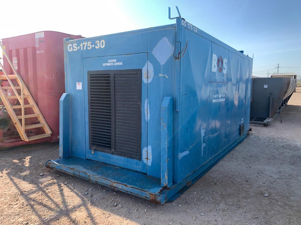 Used 22’L x 8’W x 9’T  Skidded Generator House